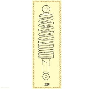 大周减震器双簧