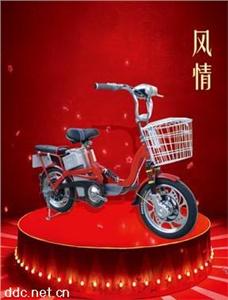 杭州现代36V风情TDR16Z简易电动自行车