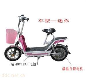 上海君都350W都市宝贝电动自行车