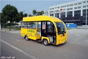 胜益T20电动观光车 校车 绿色游览车