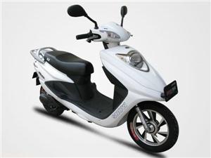 狮龙小迪奥白色豪华电动摩托车