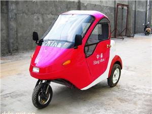 2014最新款全封闭三人坐电动三轮代步车-彪爷-3B