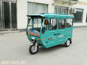 铁棚式全封闭电动客运三轮车