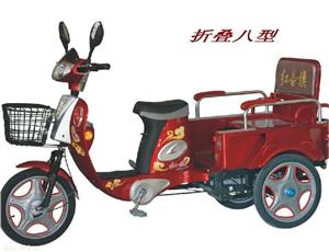 天津红旗折叠客运电动三轮车