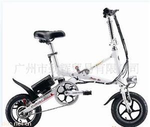 广东骏骥12寸新骑士轻便折叠电动自行车