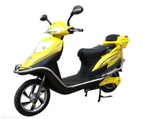 城市猎人48V350W黄色款电动摩托车