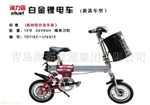 山东海力霸14寸小巧铝合金电动自行车