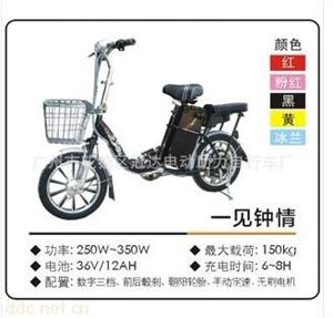 厂家直销简易款一见钟情电动自行车价格