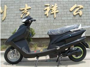 千家乐小公主黑色电动摩托车