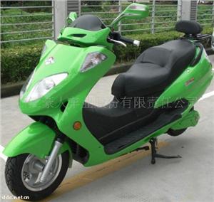 豪人绿色款豪华电动摩托车