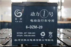 红河振兴“云沙”牌电动车蓄电池