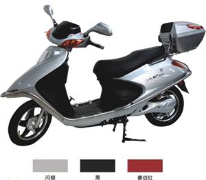 优郡主银白色豪华电动摩托车